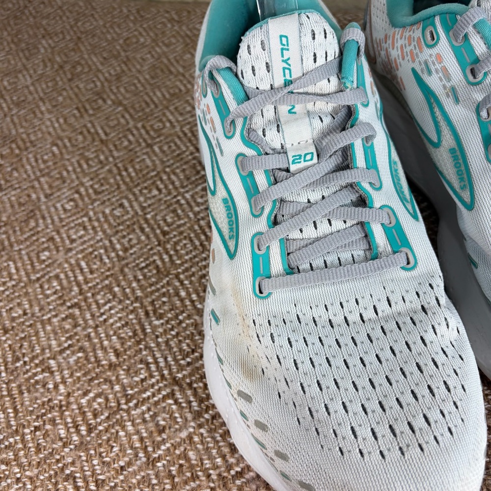Brooks Running Shoes Womens 10.5 Wide Glycerin 20 Gray Sneaker Road Training GUC - Picture 3 of 11